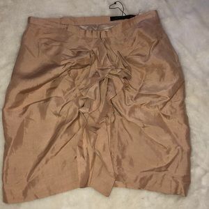 Zara woman cream skirt